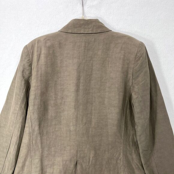 L.A.M.B. by Gwen Stefani Moto Blazer Size 10 in Taupe - Picture 5 of 15